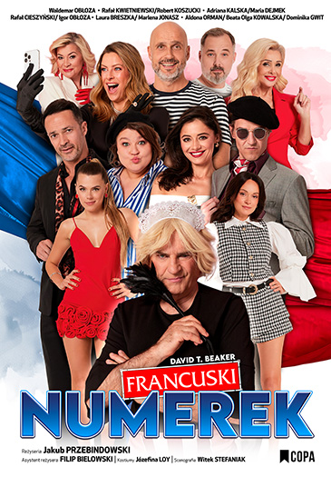 Baner promujący wydarzenie. Nazwa wydarzenia i zdjęcie artystów.