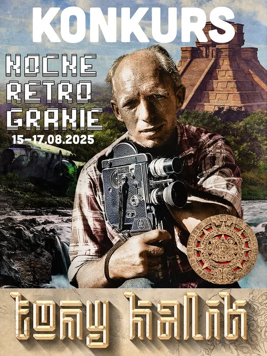 Baner promujący wydarzenie. Nazwa wydarzenia i data.