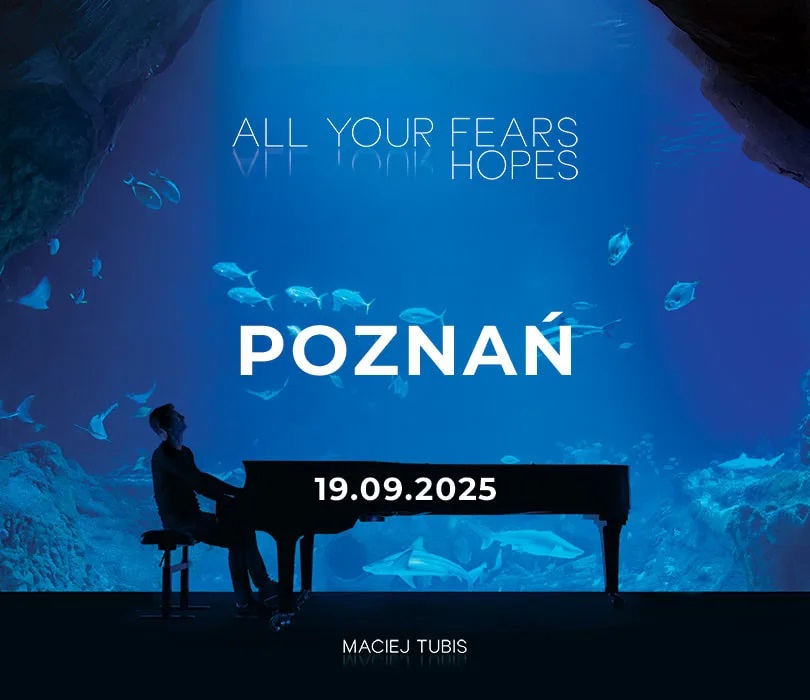 Baner promujący wydarzenie. Nazwa wydarzenia, data i zdjęcie Artysty.