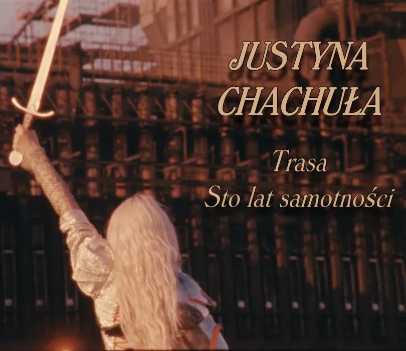 Baner promujący wydarzenie. Nazwa wydarzenia i zdjęcie artystki.