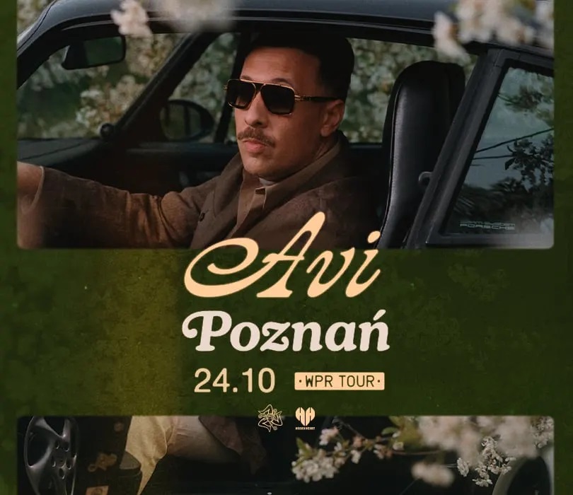 Baner promujący wydarzenie. Nazwa wydarzenia, data i zdjęcie Artysty.