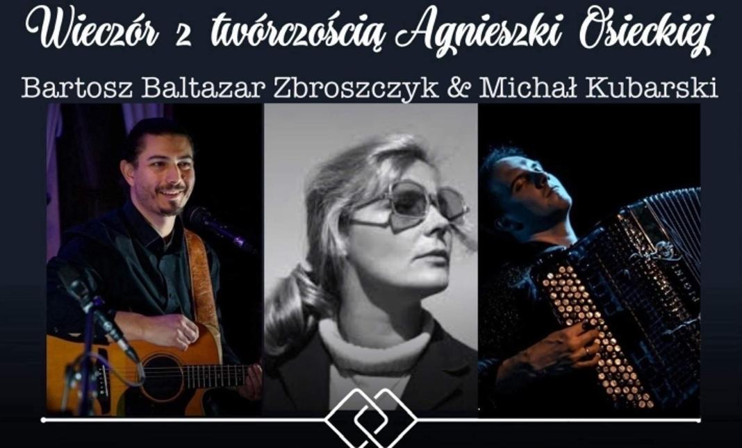 Baner promujący wydarzenie. Nazwa wydarzenia i zdjęcie artystów.