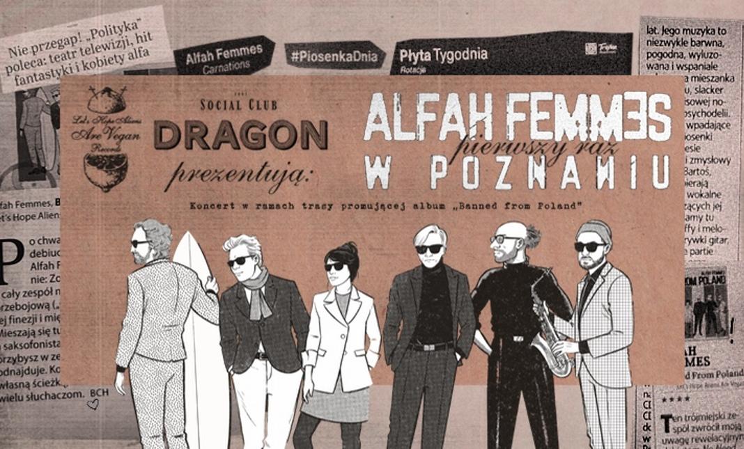 Baner promujący wydarzenie. Nazwa wydarzenia i zdjęcie artystów.