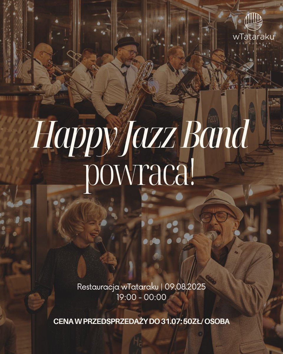 Baner promujący wydarzenie. Nazwa wydarzenia, data i zdjęcie Artystów.