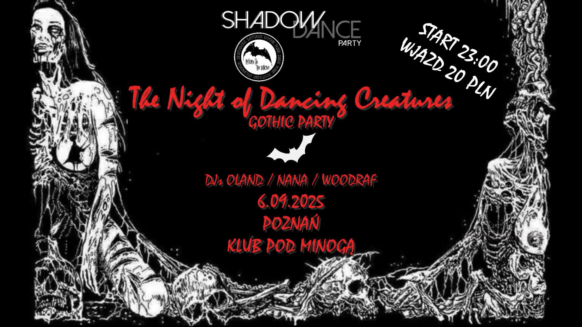 Baner promujący wydarzenie. Nazwa wydarzenia i data.