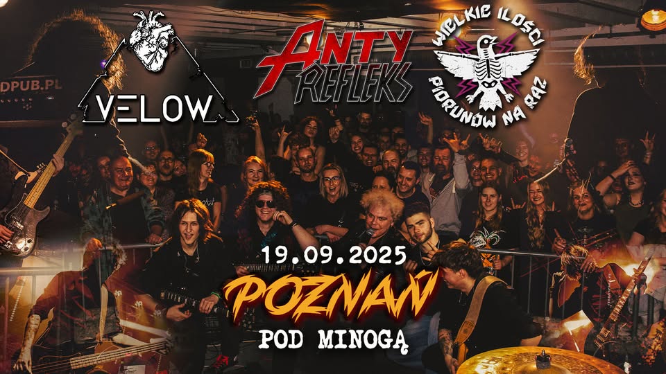 Baner promujący wydarzenie. Nazwa wydarzenia i data.