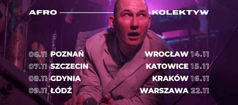 Baner promujący wydarzenie. Nazwa wydarzenia, data i zdjęcie Artysty.