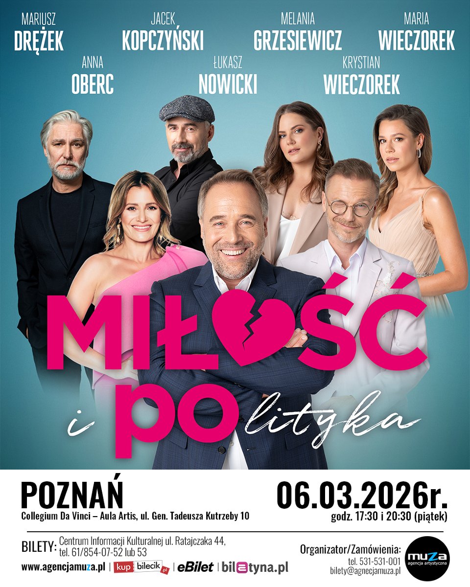 Baner promujący wydarzenie. Nazwa wydarzenia, data i zdjęcie Artystów.