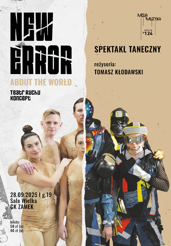 Baner promujący wydarzenie. Nazwa wydarzenia, data i zdjęcie Artystów.