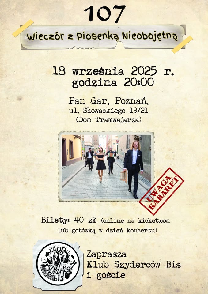 Baner promujący wydarzenie. Nazwa wydarzenia i data.