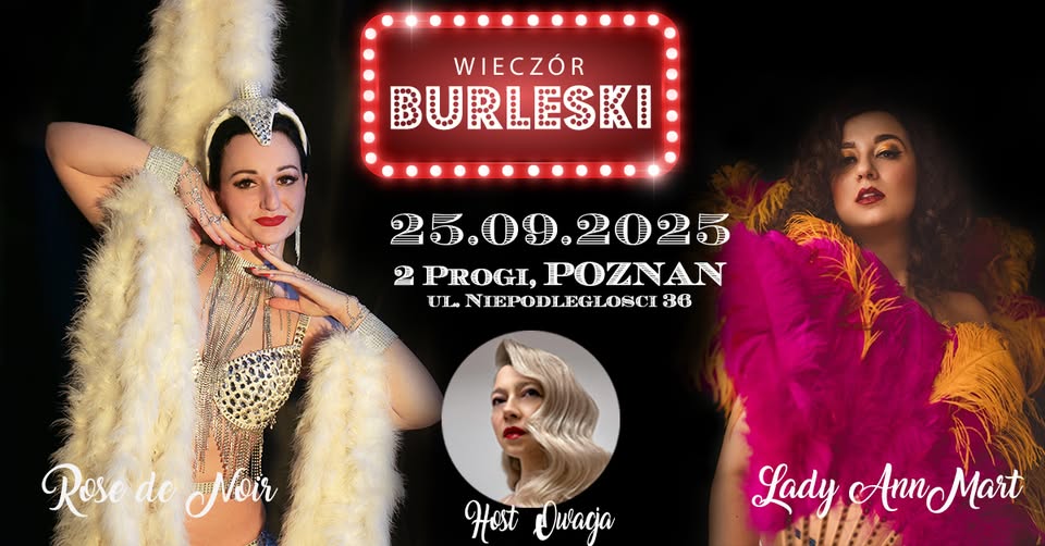 Baner promujący wydarzenie. Nazwa wydarzenia, data i zdjęcie Artystek.