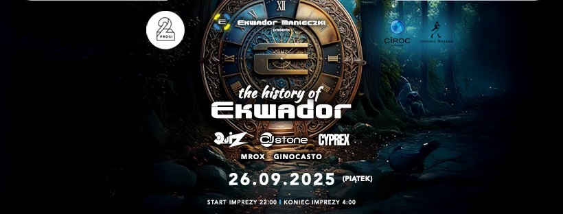 Baner promujący wydarzenie. Nazwa wydarzenia i data.