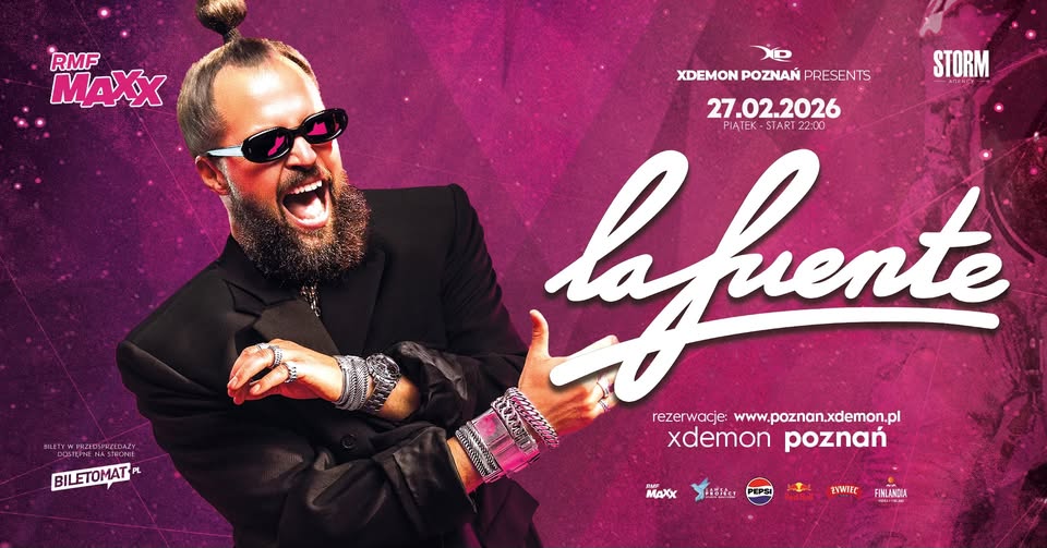 Baner promujący wydarzenie. Nazwa wydarzenia, data i zdjęcie Artysty.