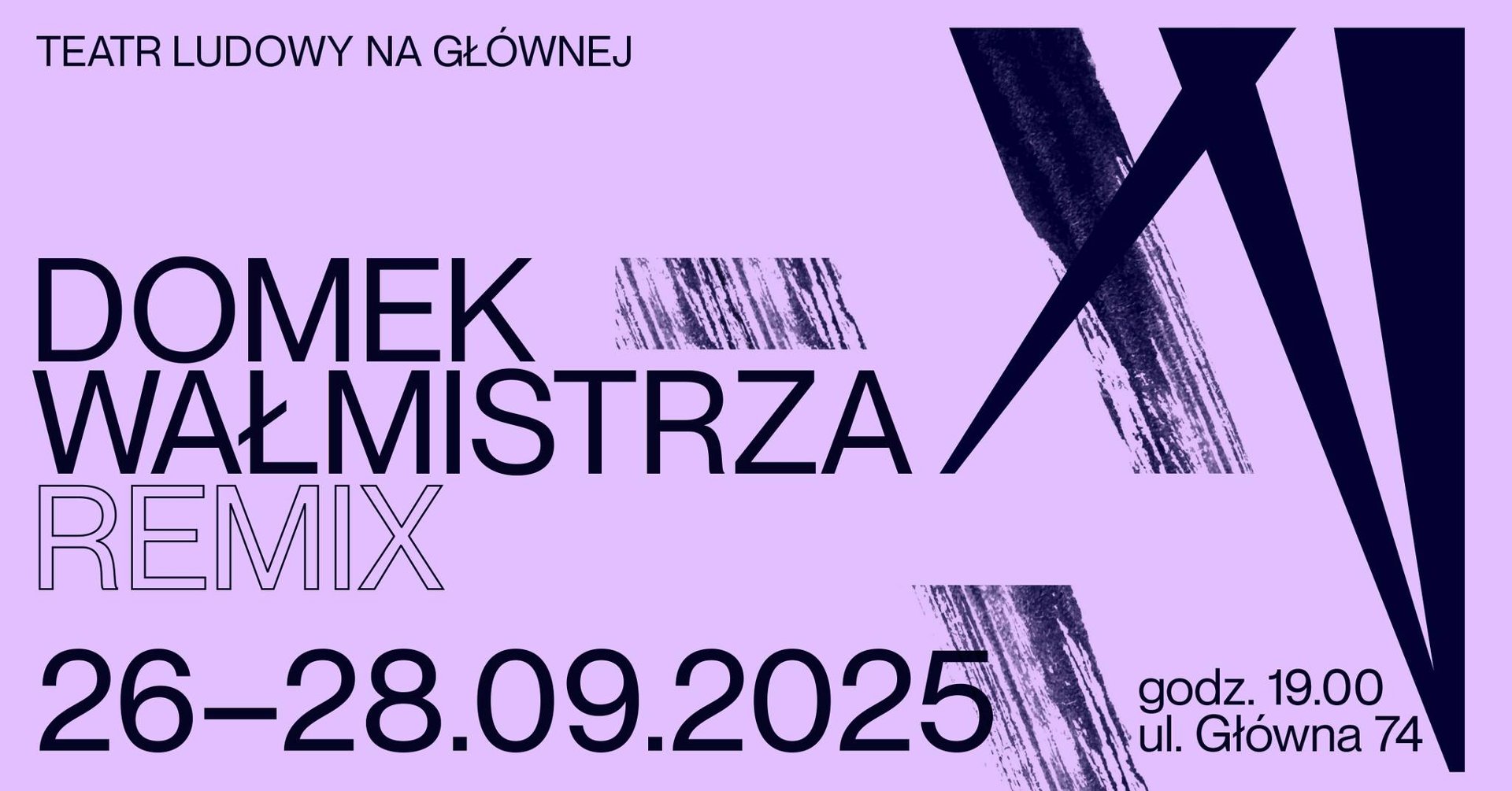 Baner promujący wydarzenie. Nazwa wydarzenia i data.