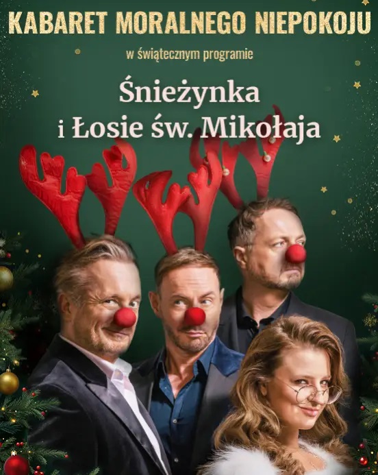 Baner promujący wydarzenie. Nazwa wydarzenia i zdjęcie artystów.