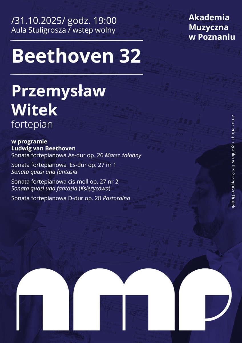 Baner promujący wydarzenie. Nazwa wydarzenia, data i zdjęcie Artysty.