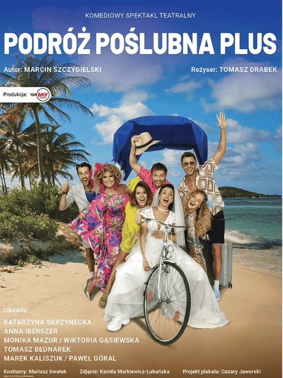 Baner promujący wydarzenie. Nazwa wydarzenia i zdjęcie artystów.