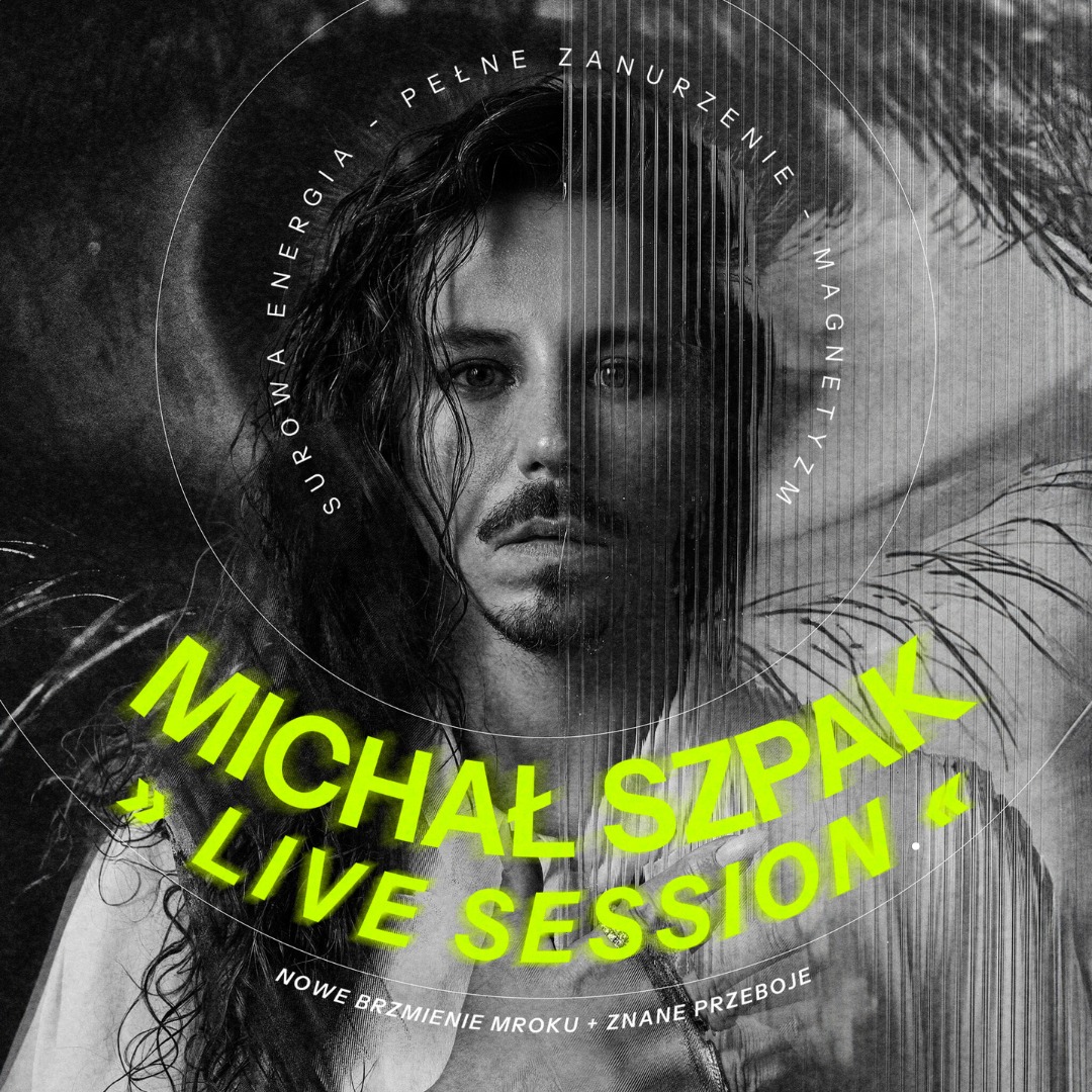 Baner z nazwą wydarzenia, zdjęcie osoby artystycznej.