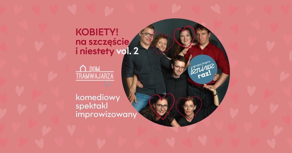 Baner promujący wydarzenie. Nazwa wydarzeania i zdjęcie osób artystycznych.