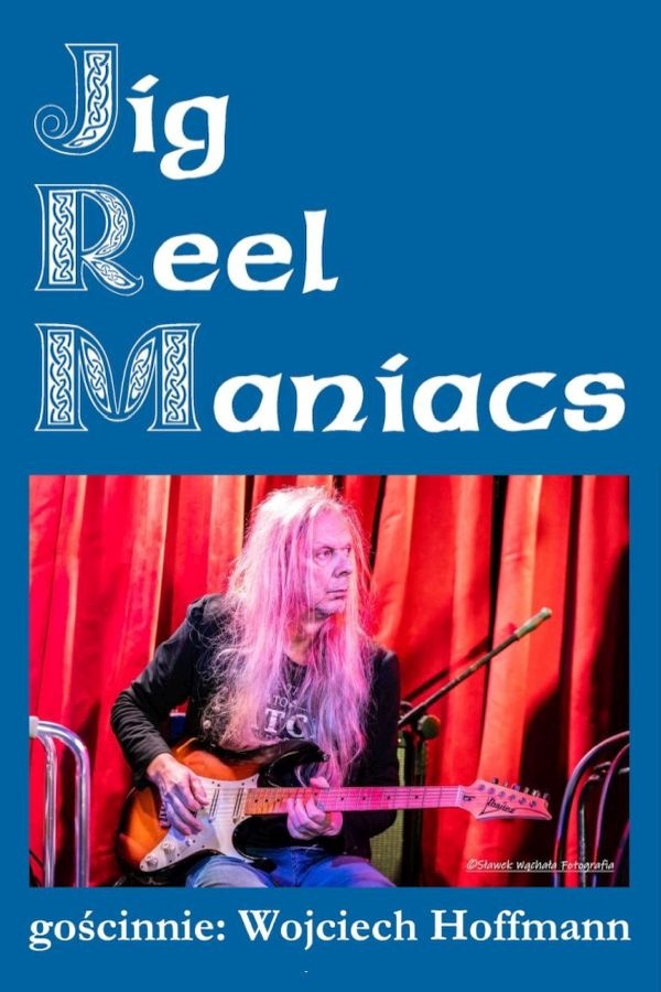 Baner promujący wydarzenie. Nazwa wydarzeania i zdjęcie osoby artystycznej.