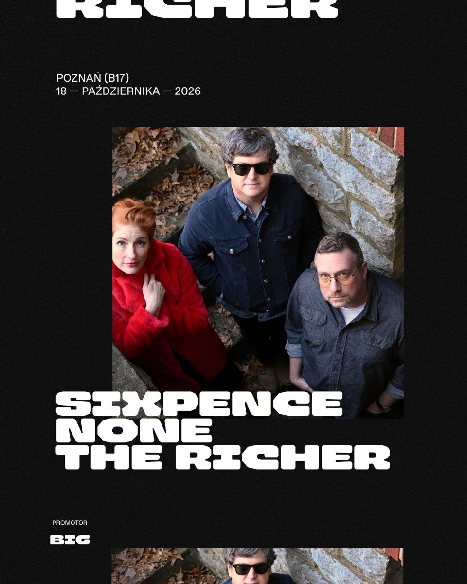 Baner promujący wydarzenie. Nazwa wydarzeania i zdjęcie osób artystycznych.