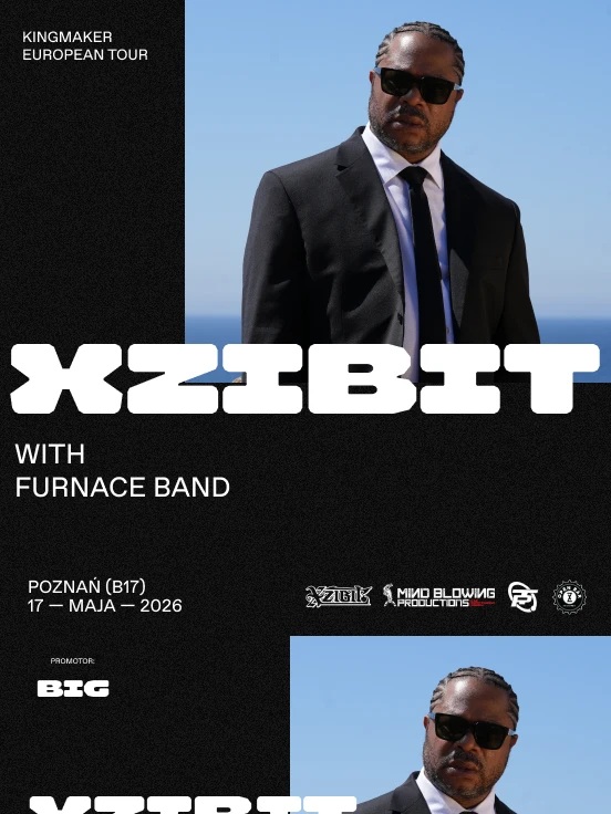 Baner promujący wydarzenie. Nazwa wydarzeania i zdjęcie osoby artystycznej.