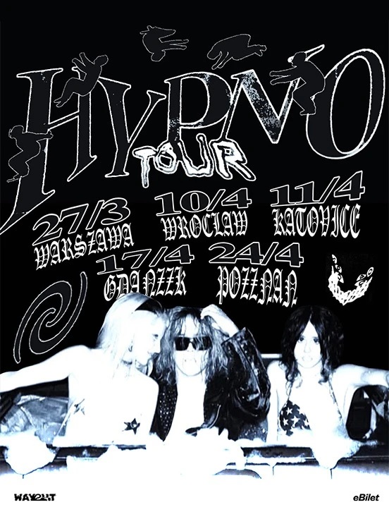 Baner promujący wydarzenie. Nazwa wydarzeania i zdjęcie osób artystycznych.