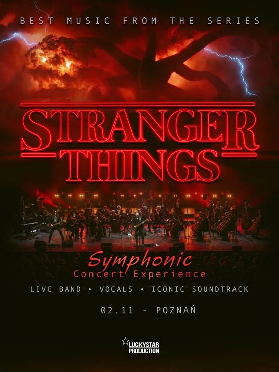 Baner promujący wydarzenie. Nazwa wydarzeania i zdjęcie osób artystycznych.