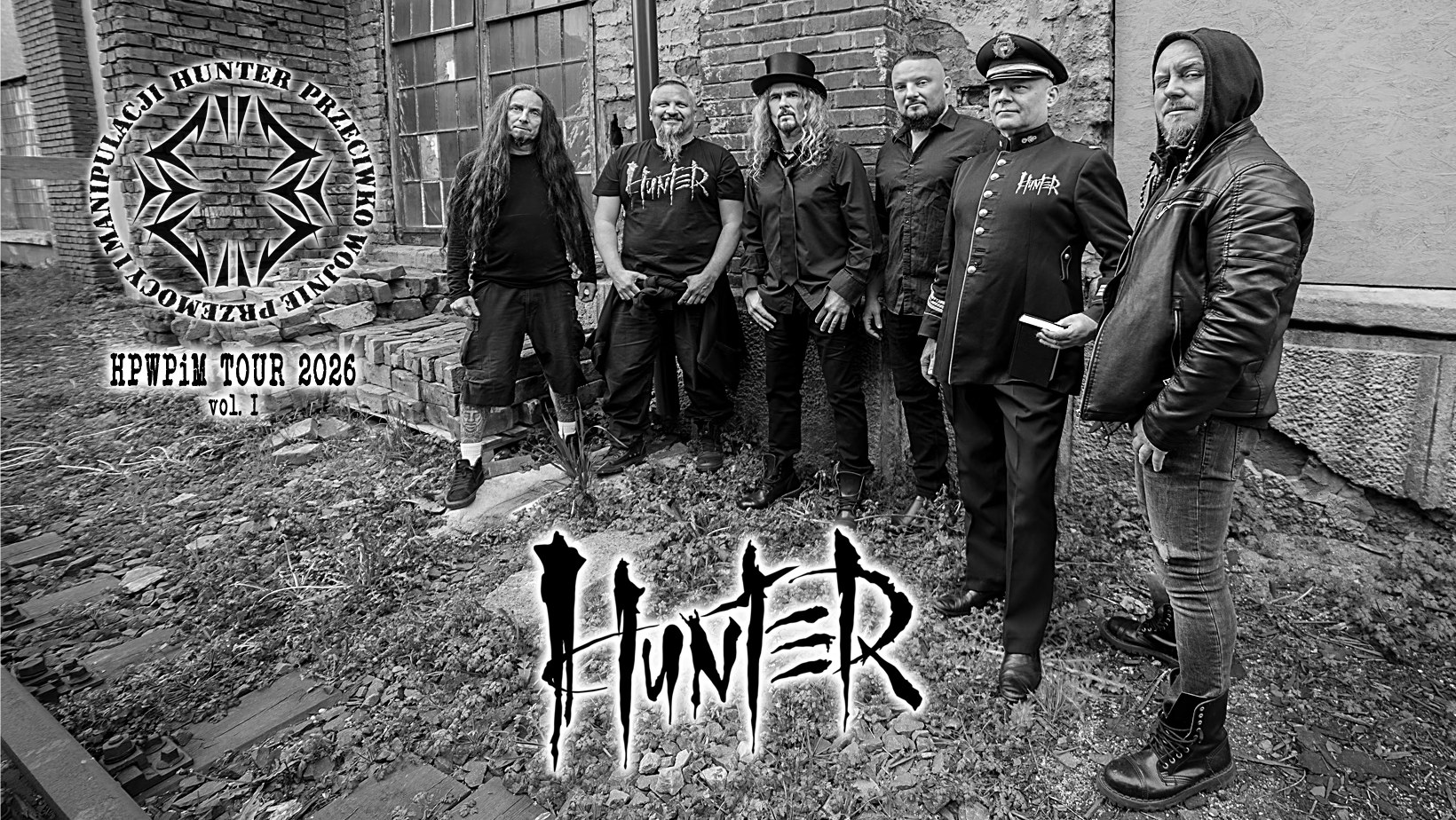 Baner promujący wydarzenie. Nazwa wydarzeania i zdjęcie osób artystycznych.