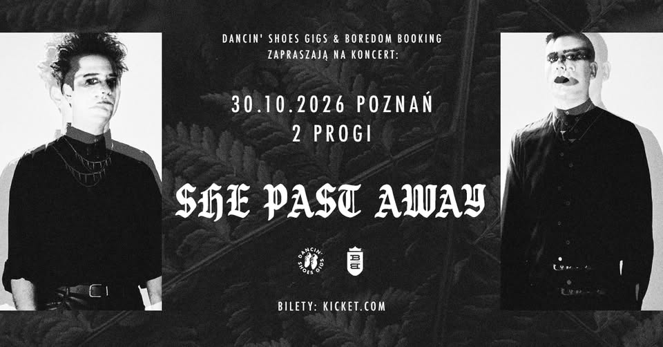 Baner promujący wydarzenie. Nazwa wydarzeania i zdjęcie osób artystycznych.