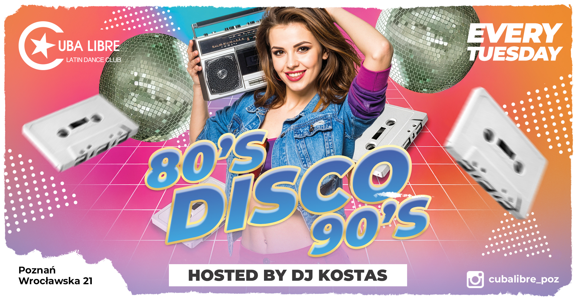 Baner promujący wydarzenie. Nazwa wydarzenia i data.