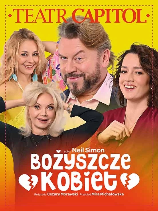 Baner promujący wydarzenie. Nazwa wydarzenia i zdjęcie osób artystycznych.