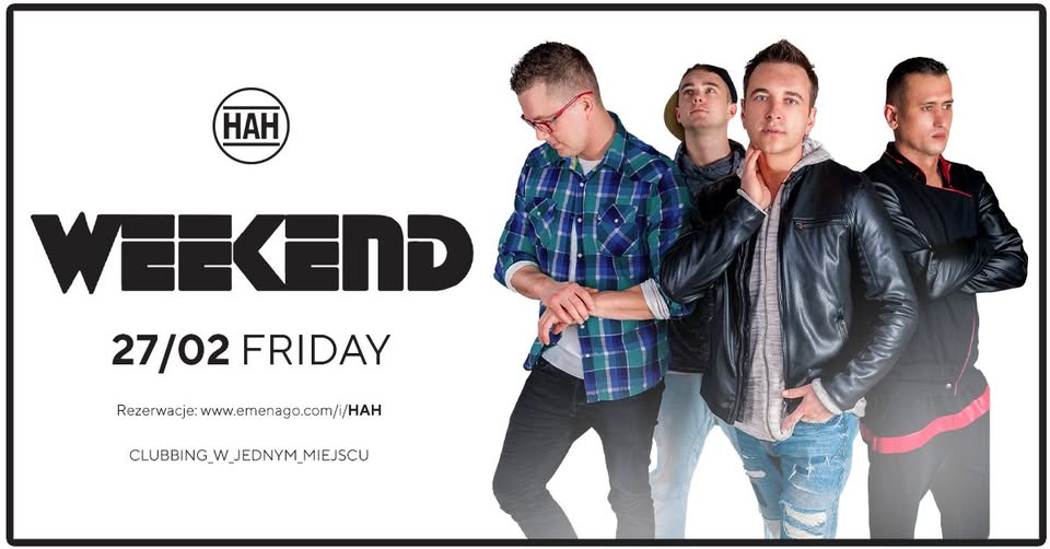 Baner promujący wydarzenie. Nazwa wydarzenia i zdjęcie osób artystycznych.