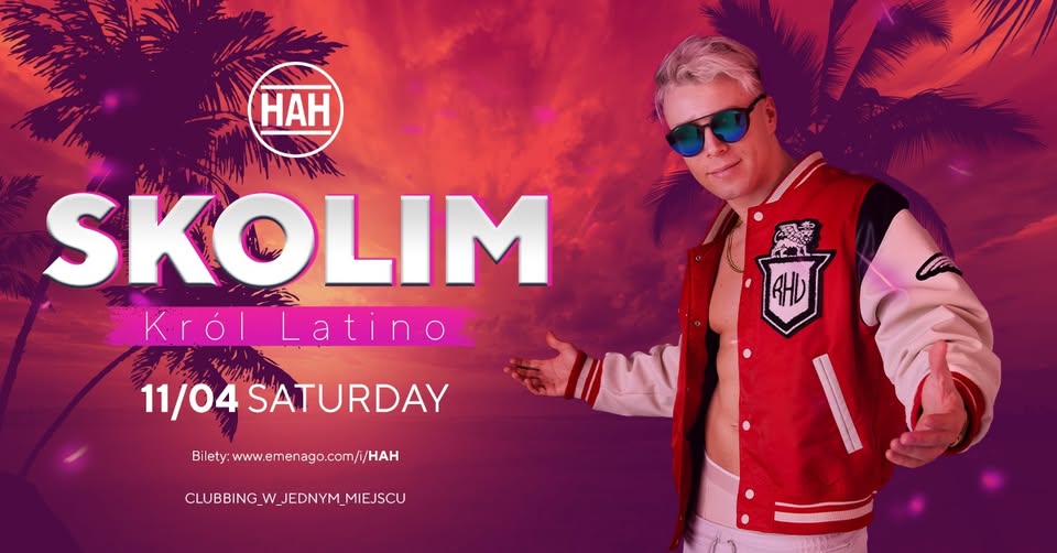 Baner promujący wydarzenie. Nazwa wydarzenia i zdjęcie osoby artystycznej.