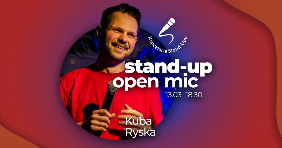 Baner promujący wydarzenie. Nazwa wydarzenia i zdjęcie osoby artystycznej.