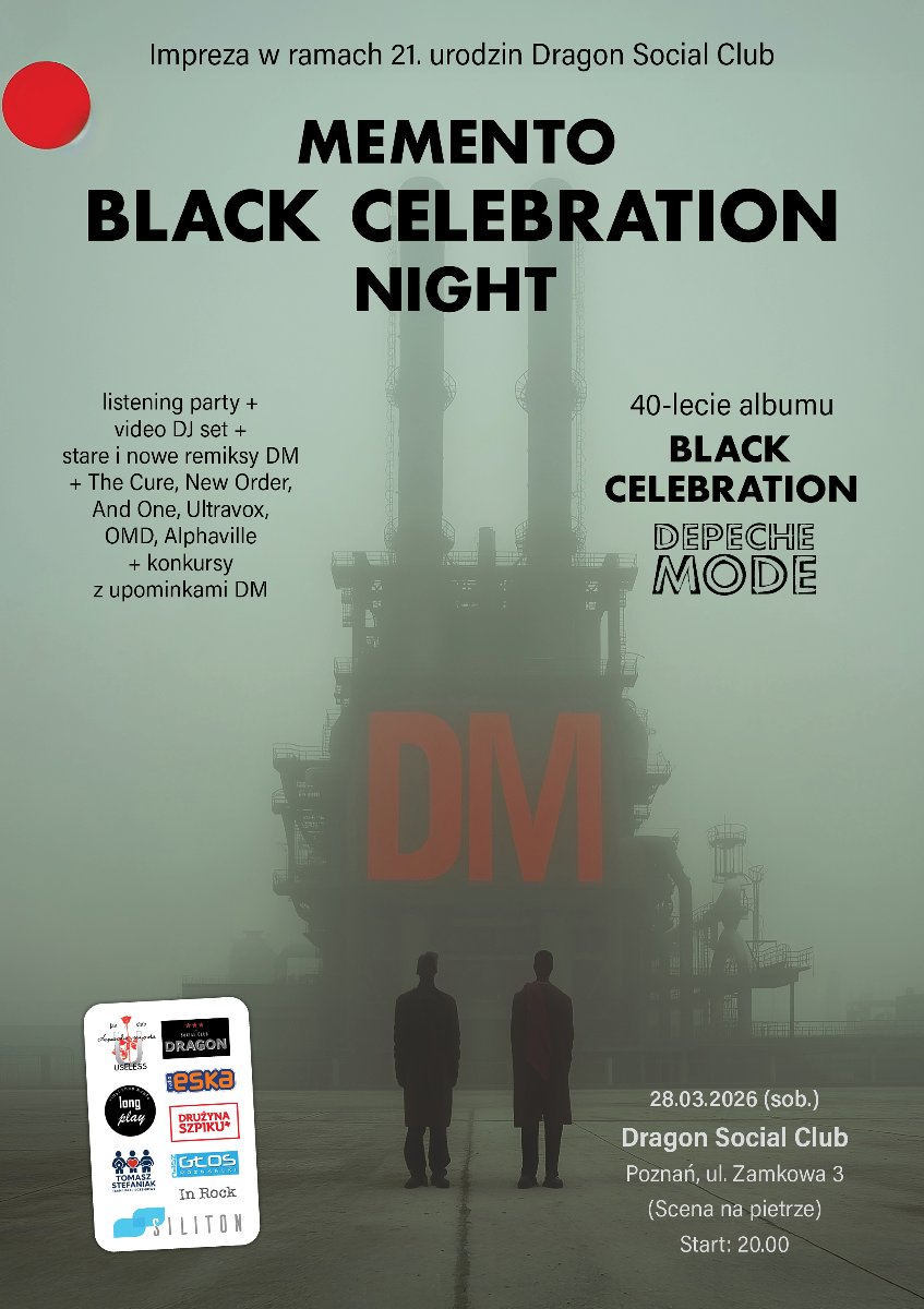 Baner promujący wydarzenie. Nazwa wydarzenia i zdjęcie osoby artystycznej.