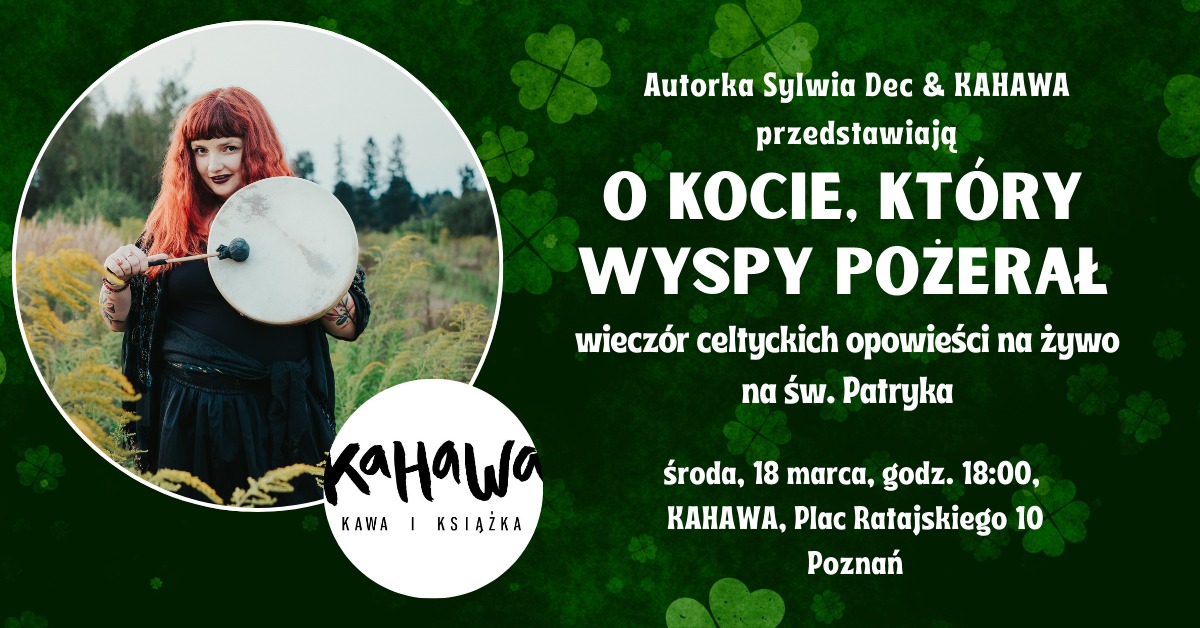 Baner promujący wydarzenie. Nazwa wydarzenia i zdjęcie osoby artystycznej.