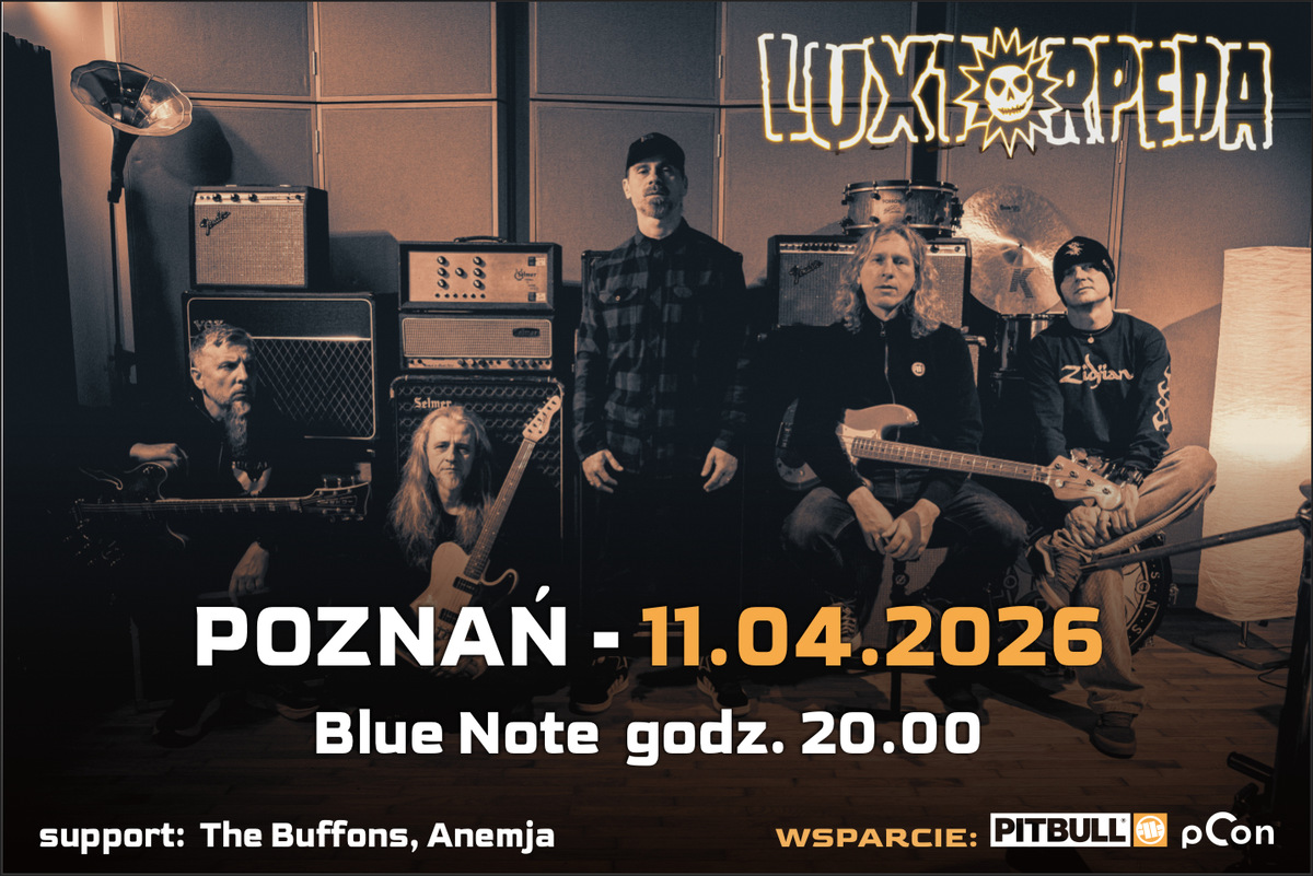 Baner promujący wydarzenie. Nazwa wydarzenia i zdjęcie osób artystycznych.