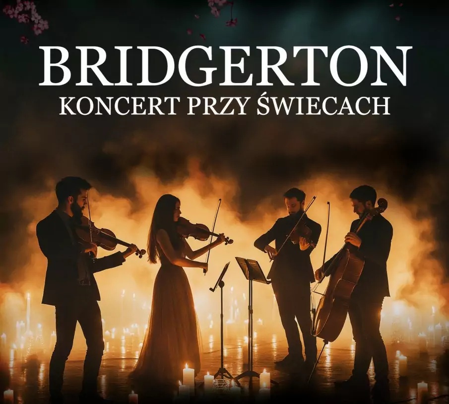 Baner promujący wydarzenie. Nazwa wydarzenia i zdjęcie osób artystycznych.