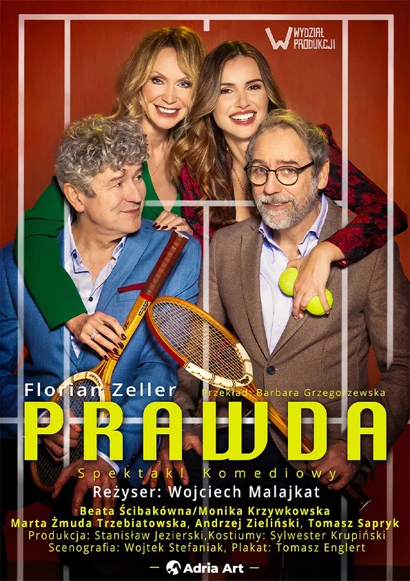 Baner promujący wydarzenie. Nazwa wydarzenia i zdjęcie osób artystycznych.