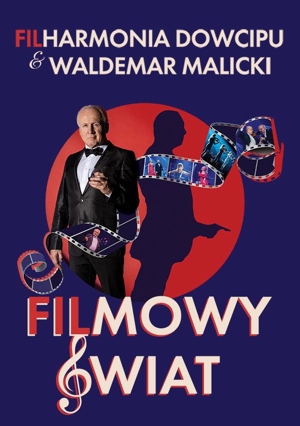 Baner promujący wydarzenie. Nazwa wydarzenia i zdjęcie osoby artystycznej.