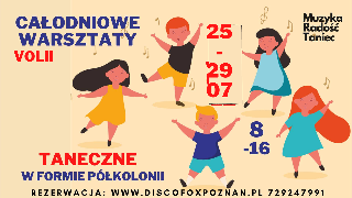 Obrazek promuje całodniowe warsztaty taneczne lato 2022 vol II