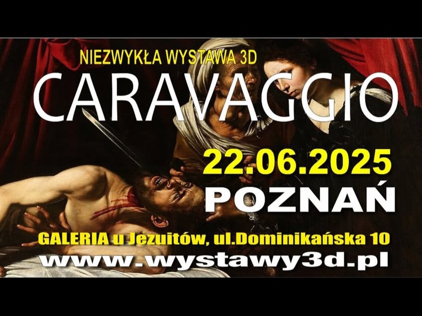 Obraz Caravaggia, informacje o wystawie prac inspirowanych jego twórczością.