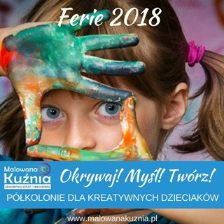dziecko z rękoma od farby