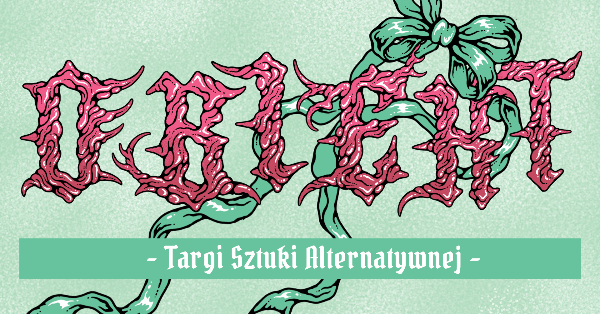 Stylizowany napis Obiekt Festiwal Sztuki Alternatywnej.