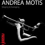 Na czarnym tle zdjęcie artystki.