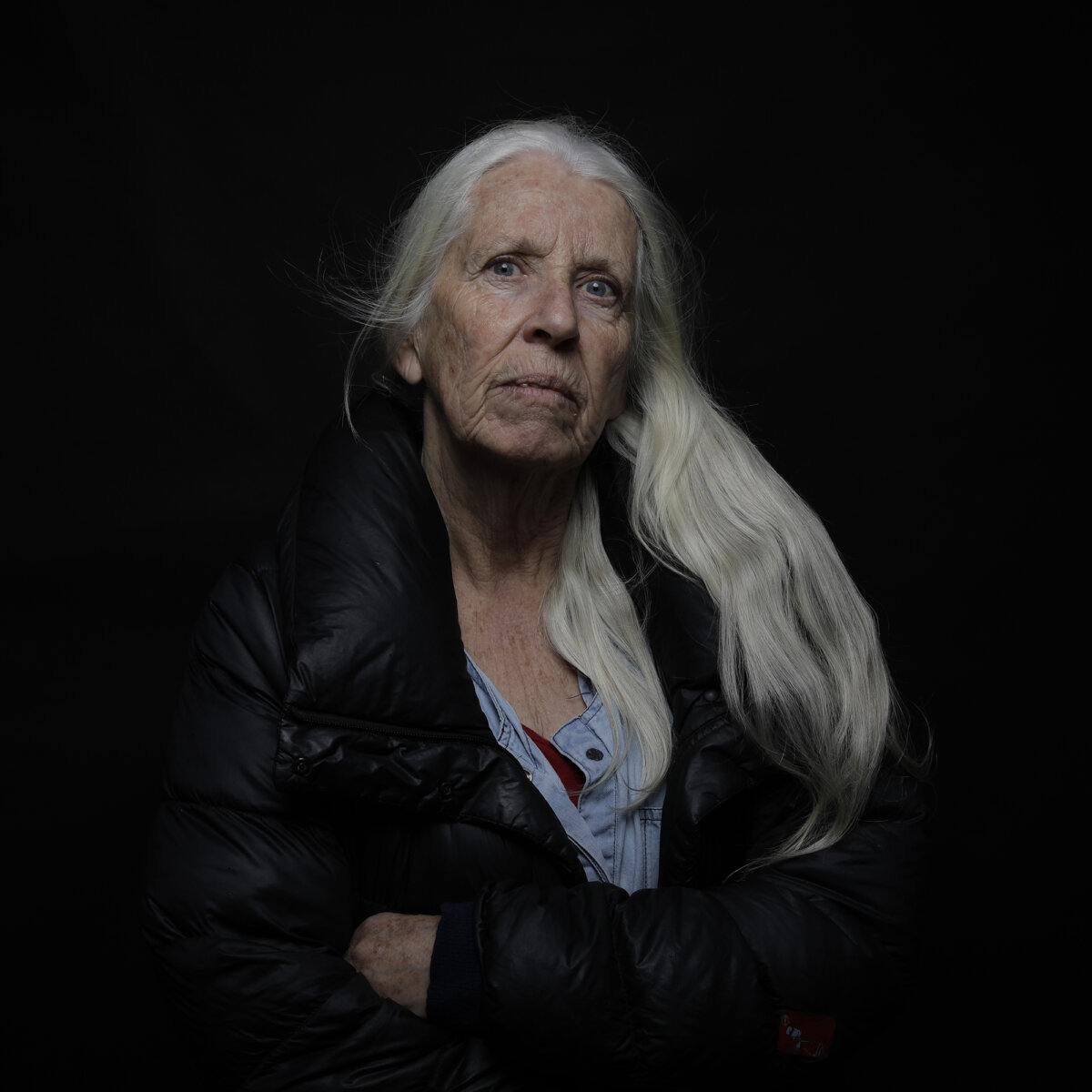 Fotografia kobiety - jedna z praz na wystawie.