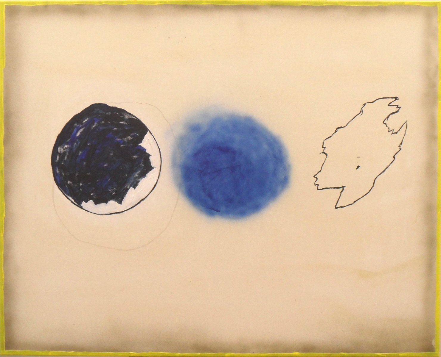 Jedna z prac artysty.