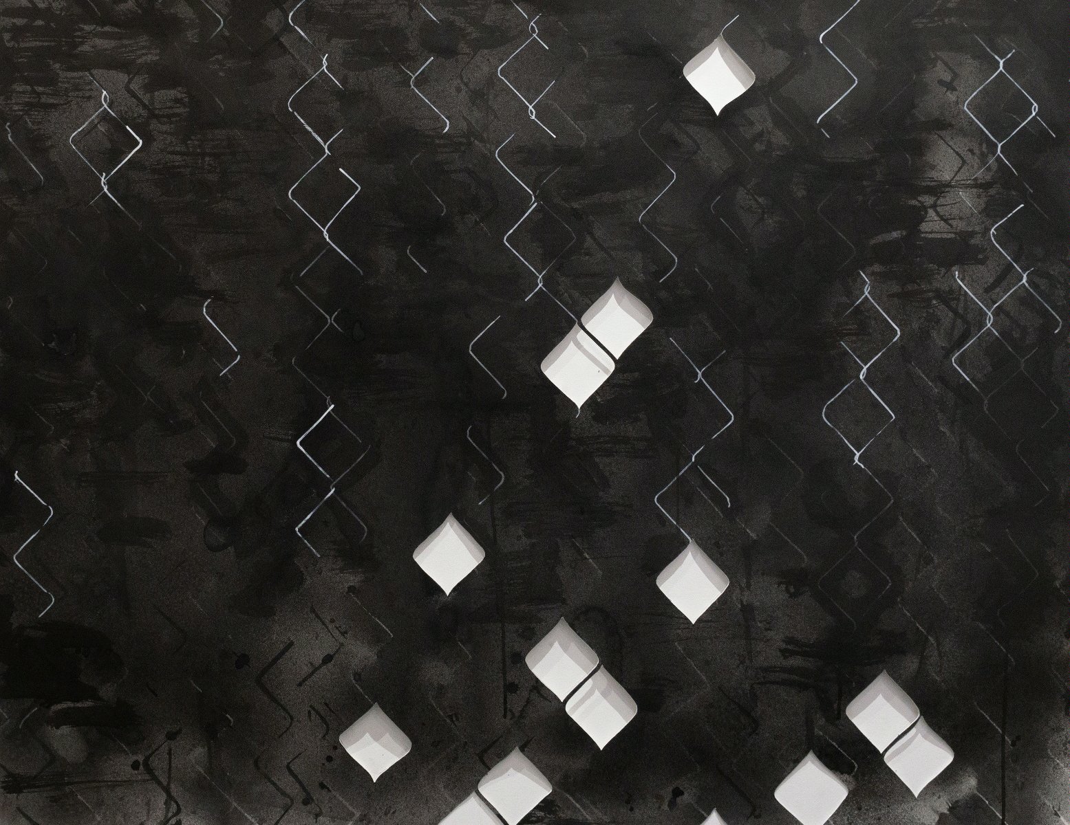 Jedna z prac z wystawy.