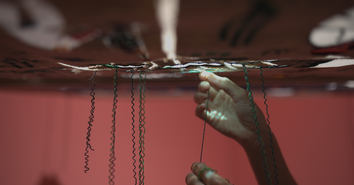 Jadna z prac artystki.